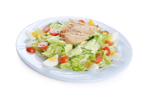 salad with lettuce