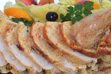 Baked stuffed chicken