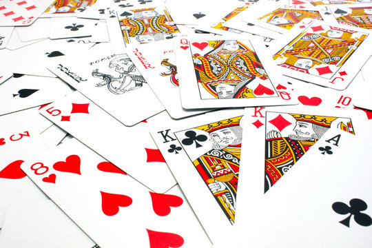 Mixed playing cards