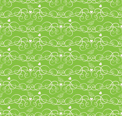 green background spring. floral