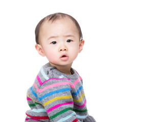 Asia baby boy portrait