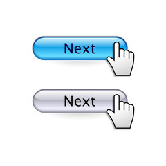 Buttons with cursor hand. Next button.