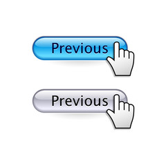 Buttons with cursor hand. Previous button.