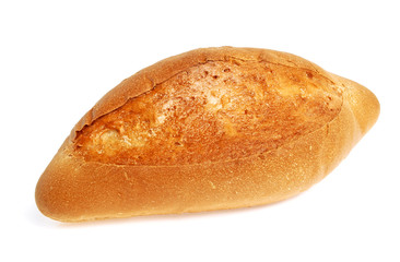 Bread on a white background