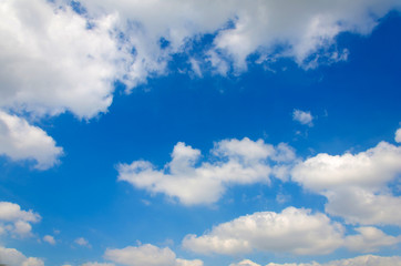 blue sky with cloud