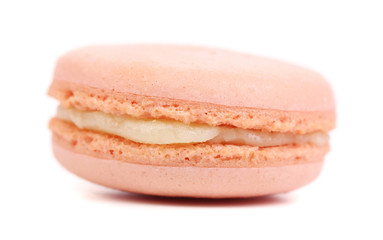 Pink macaron cakes.