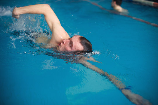 Guy In Pool