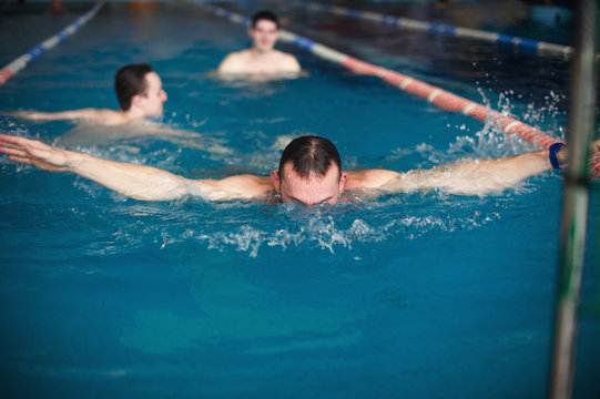 Guy In Pool