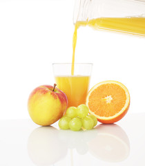 Multivitamin juice with fruits