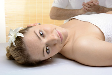 Entspannung bei Massage und Spa