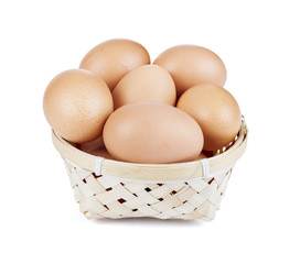 Eggs in basket