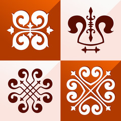 medieval emblem ornament