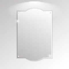 Stylish Silver Framework Isolated On Background