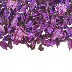 Dried medley potpourri leaves