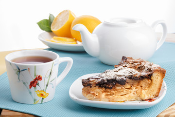 Tea with dessert