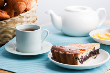 Cake and tea