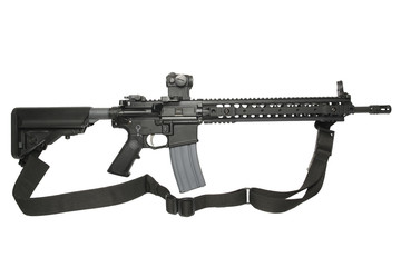 Naklejka premium AR15 with strap