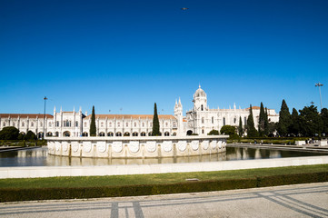 Obraz premium Jeronimos Monastery in Lisbon, Portugal