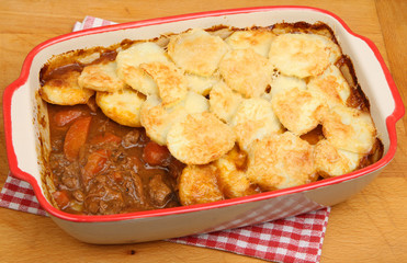 Beef Stew with Potato Topping