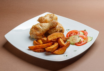 Grilled chicken drumsticks