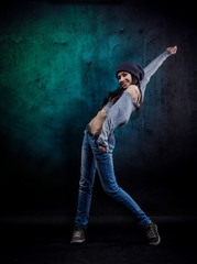 Young woman dancer