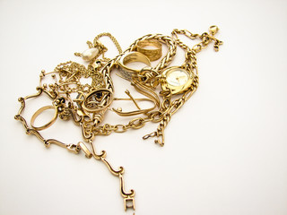 bijou bague or