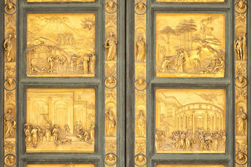 Gates of Paradise, Florence, Italy, detail