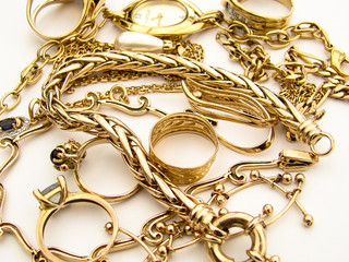bijou bague or