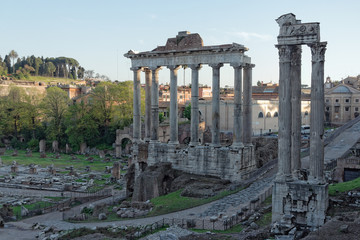 Fototapeta premium View of Foro Romano Rome