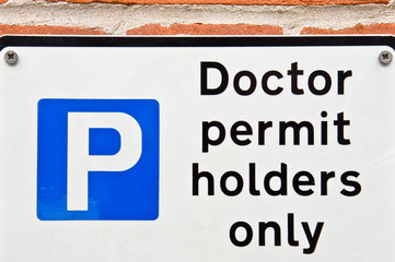 Doctors' parking