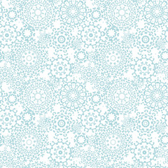 vector silver gray abstract mandalas seamless pattern background