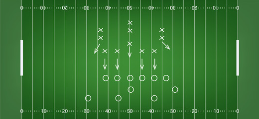 american football field background