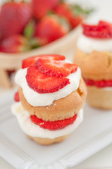 Erdbeer Shortcake Cupcakes
