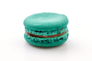 Macaron isolated white background