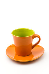 Isolated Orange mug