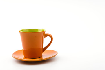 Isolated Orange mug