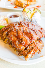 Bbq ribs steak