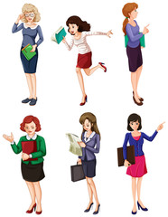 Different businesswomen