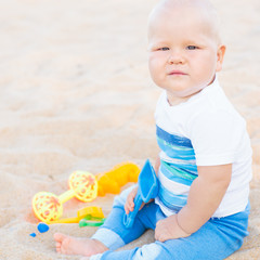 Baby on the beach