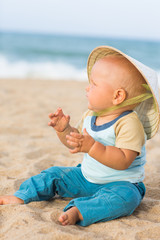 Baby on the beach