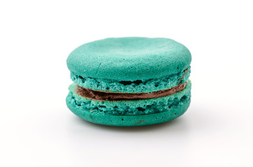 Macaron isolated white background