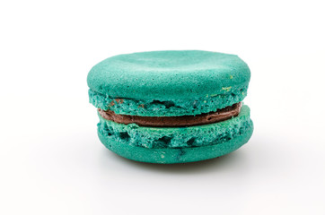 Macaron isolated white background