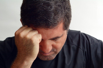 Fototapeta premium Depressed man