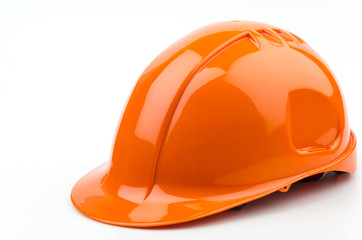 Isolated safety helmet hat