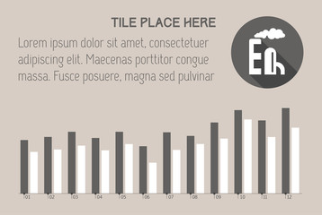 Flat Infographic Elements. Vector Illustration EPS 10.