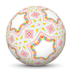 Kugel, Muster, abstrakt, 3D, bunt, Deko, Sphere, Ball, Pattern
