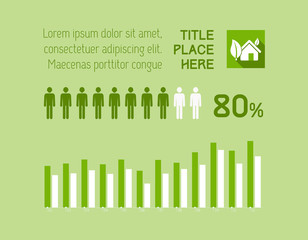 Flat Infographic Elements. Vector Illustration EPS 10.