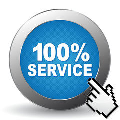 100% SERVICE ICON