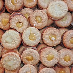 home made marmalade cookies, tasty background