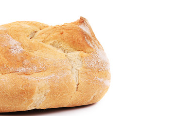 Close up of white bread.